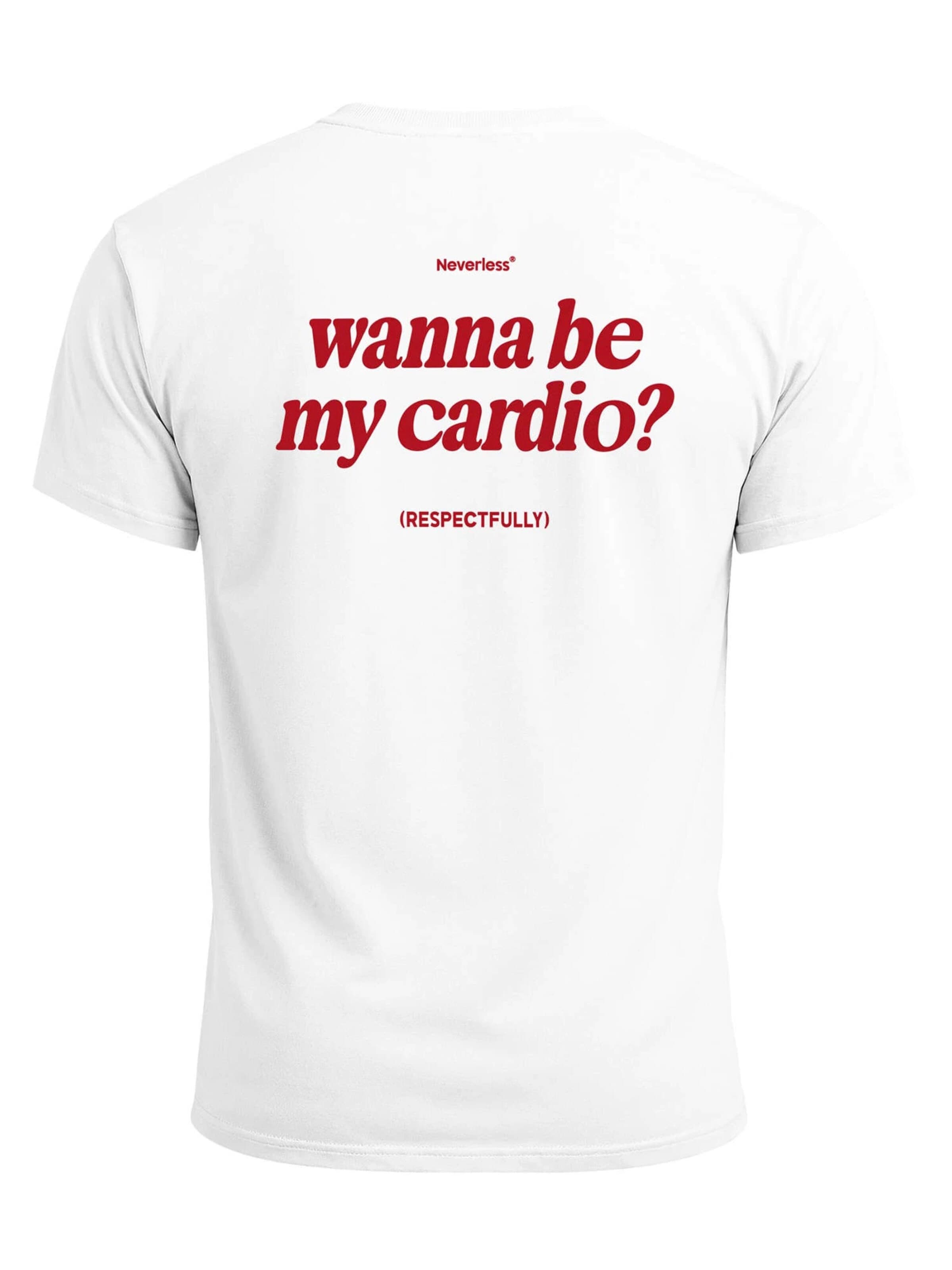 Neverless Shirt 'cardio' in White: front