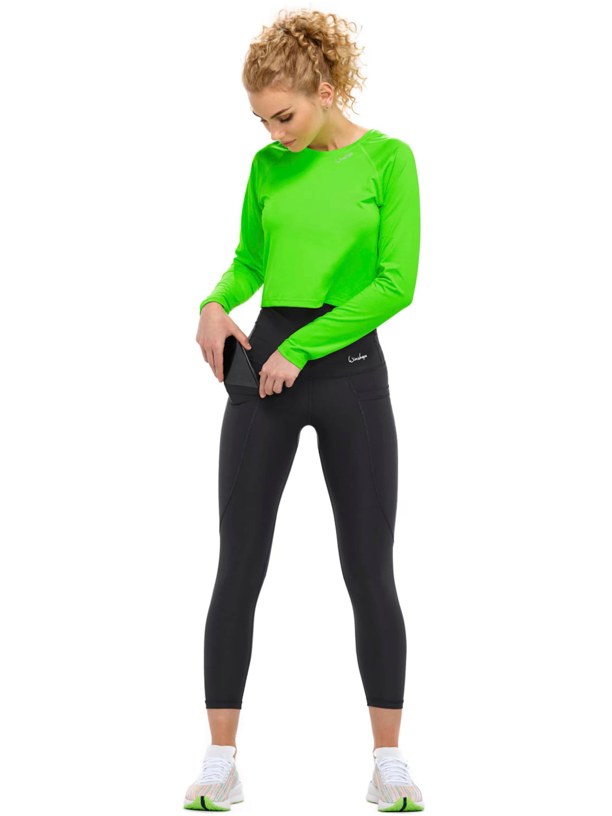 Winshape Skinny Sports trousers ' HWL314 ' in Black