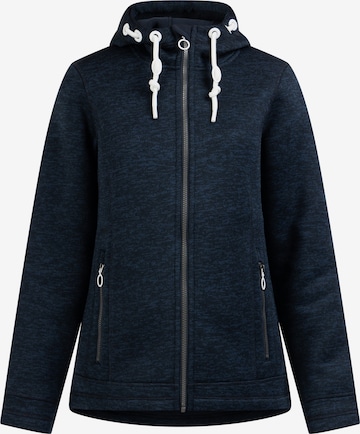 DreiMaster Maritim Fleece jacket in Blue: front