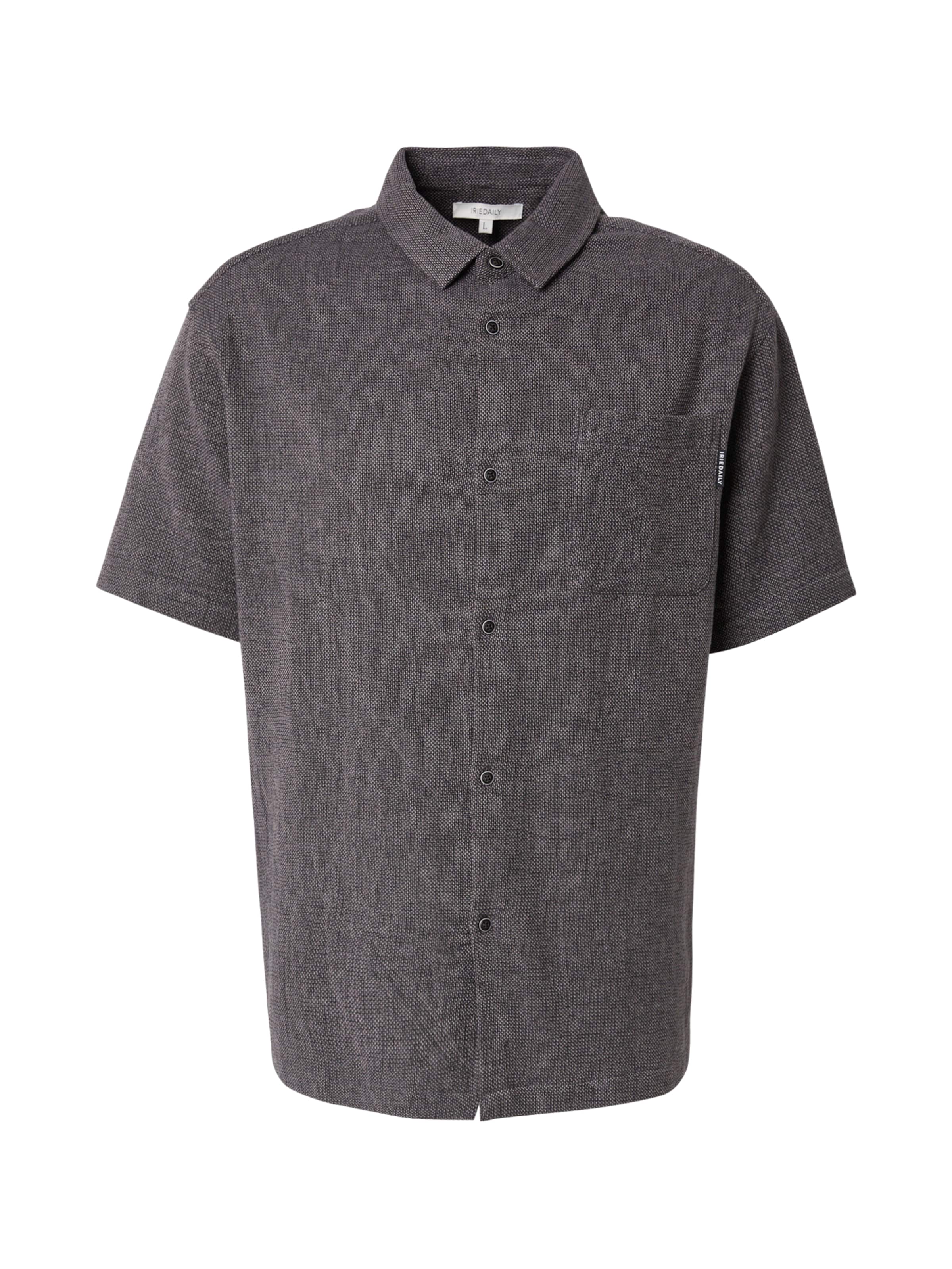 Iriedaily Button Up Shirt 'Sammy Summer' in Grey: front