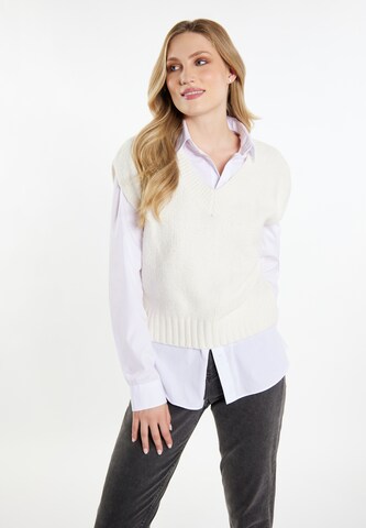 balts DreiMaster Vintage Džemperis: no priekšpuses