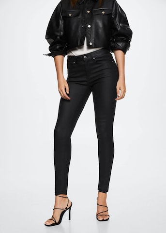 MANGO Jeans in Black: front