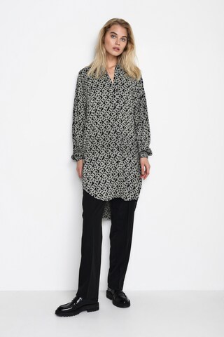 Kaffe Shirt Dress 'Lena' in Black