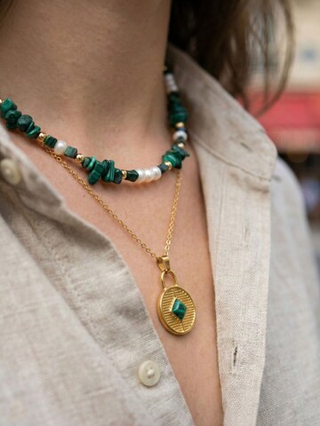 Nemomatheo Necklace 'Emerald Dream' in Green