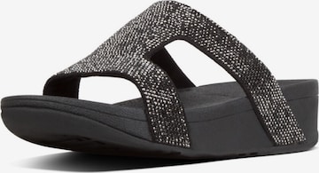 FitFlop Pantolette in Schwarz: Vorderseite