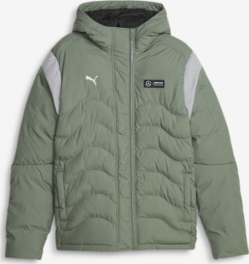 PUMA Athletic Jacket 'PETRONAS MT7 Ecolite' in Green: front