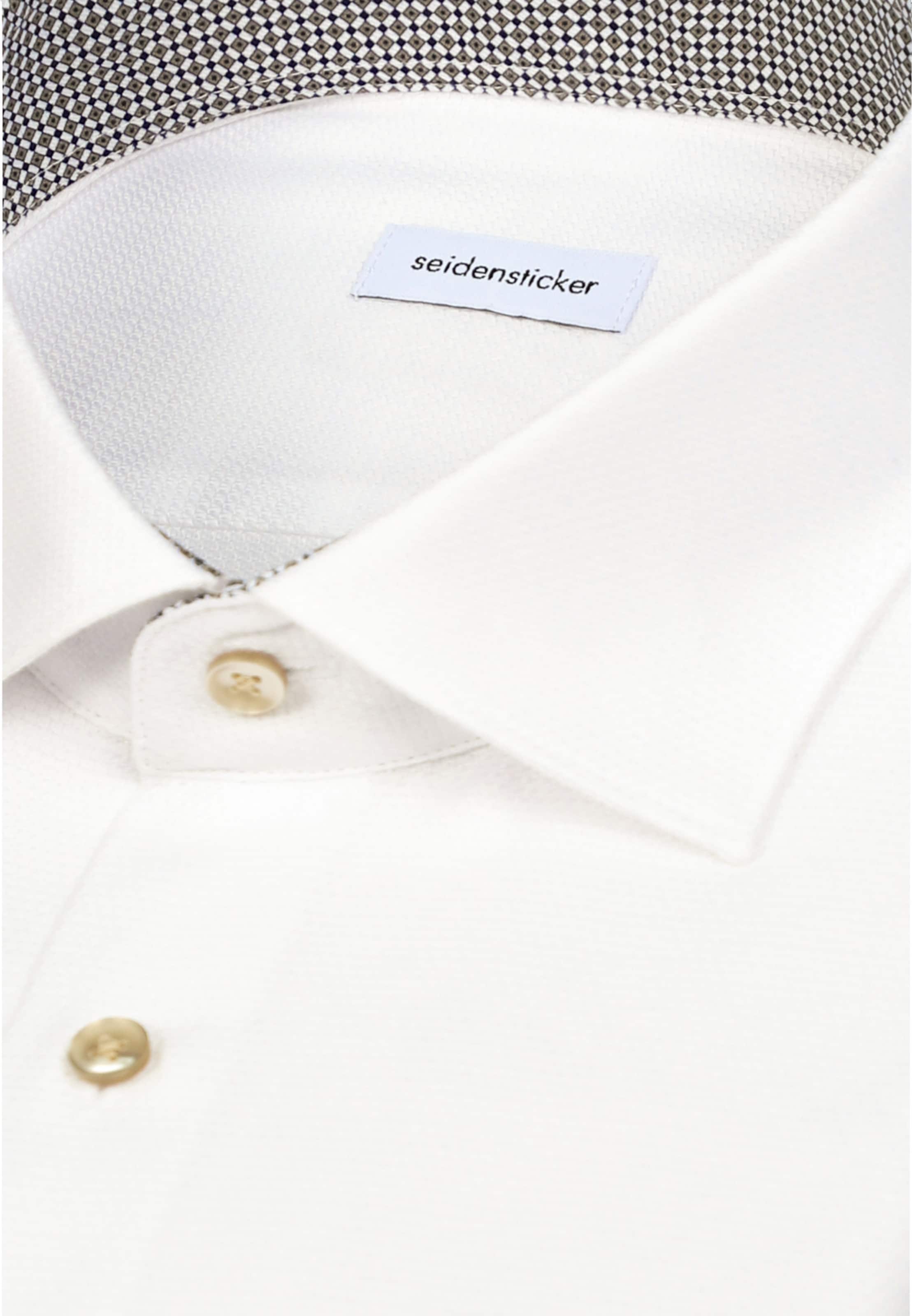 SEIDENSTICKER Slim fit Business shirt in White