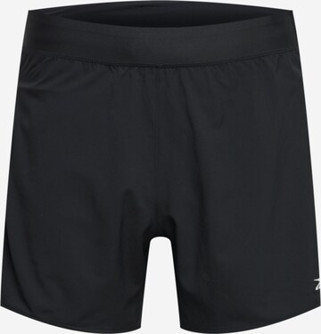 Coupe slim Pantalon de sport Reebok en noir : devant