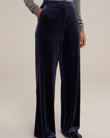 WE FashionWide Leg/ Široke nogavice Hlače - plava boja