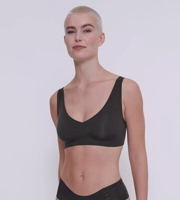 SLOGGI Bustier BH 'ZERO Feel 2.0' in Zwart