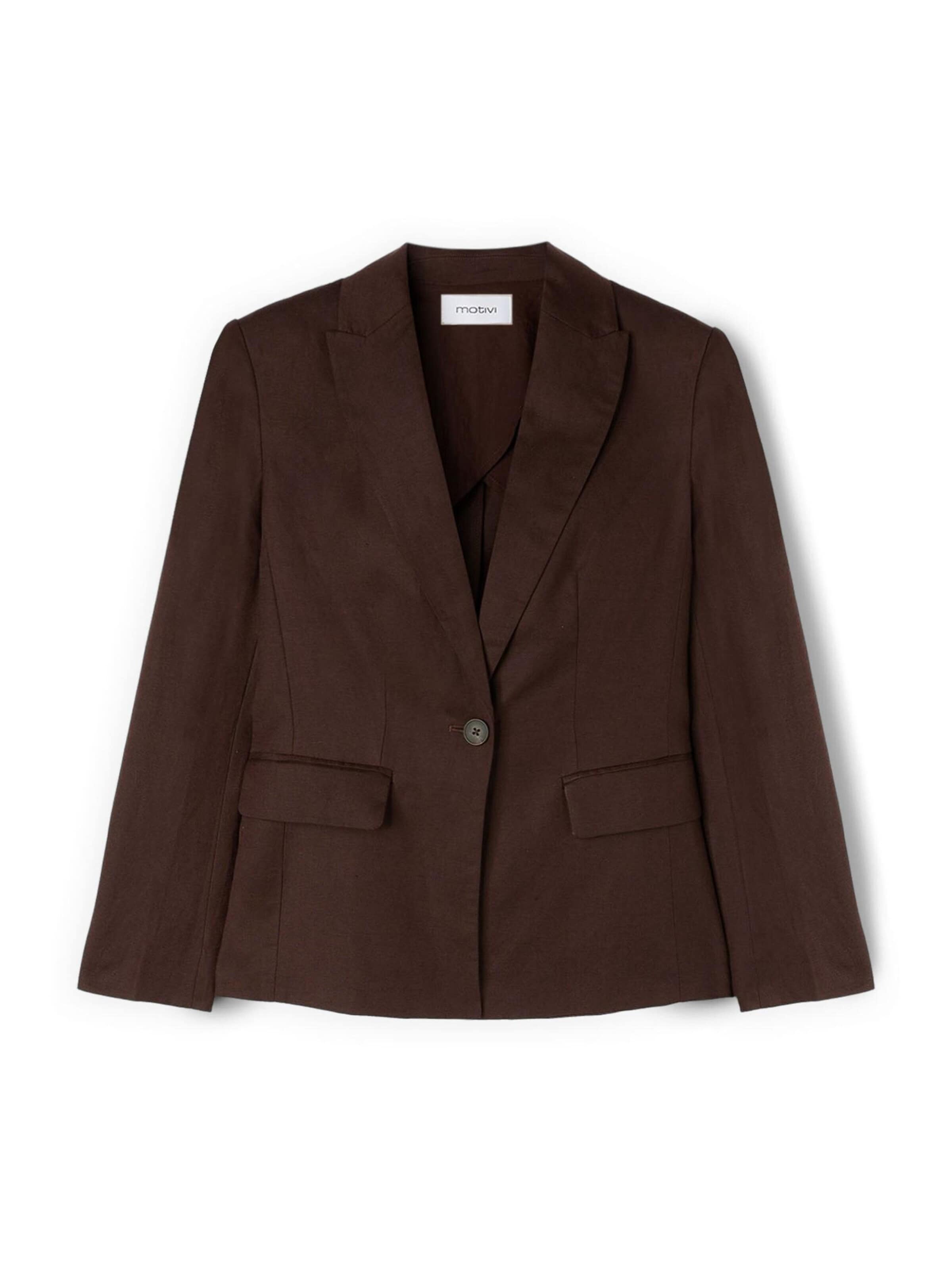 Blazer MOTIVI en marron : devant