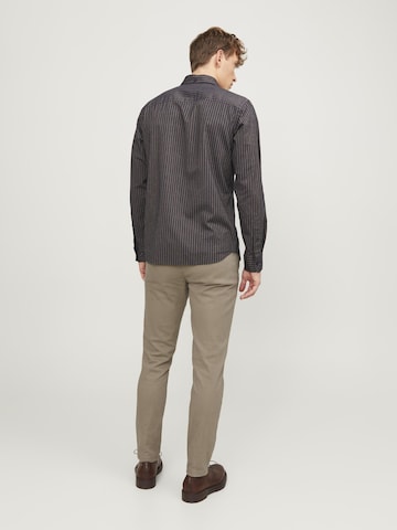 JACK & JONES Slim fit Chino trousers 'JPSTMarco JJDave' in Beige