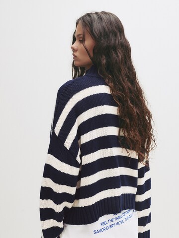Pull-over Pull&Bear en bleu