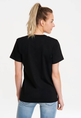 LOGOSHIRT Shirt 'Lucky Luke - Daisytown' in Black