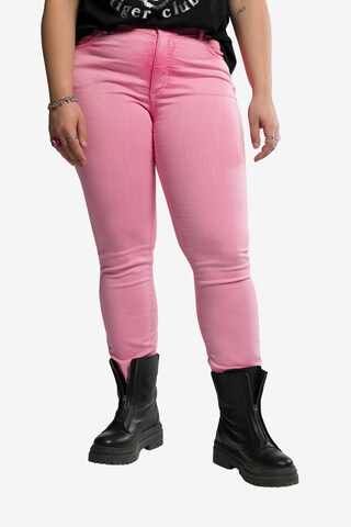 Studio Untold Skinny Jeans in Pink: front