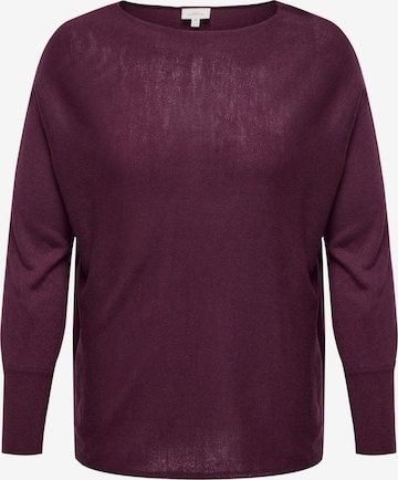 ONLY Carmakoma - Jersey 'CARAIDA' en rojo: frente