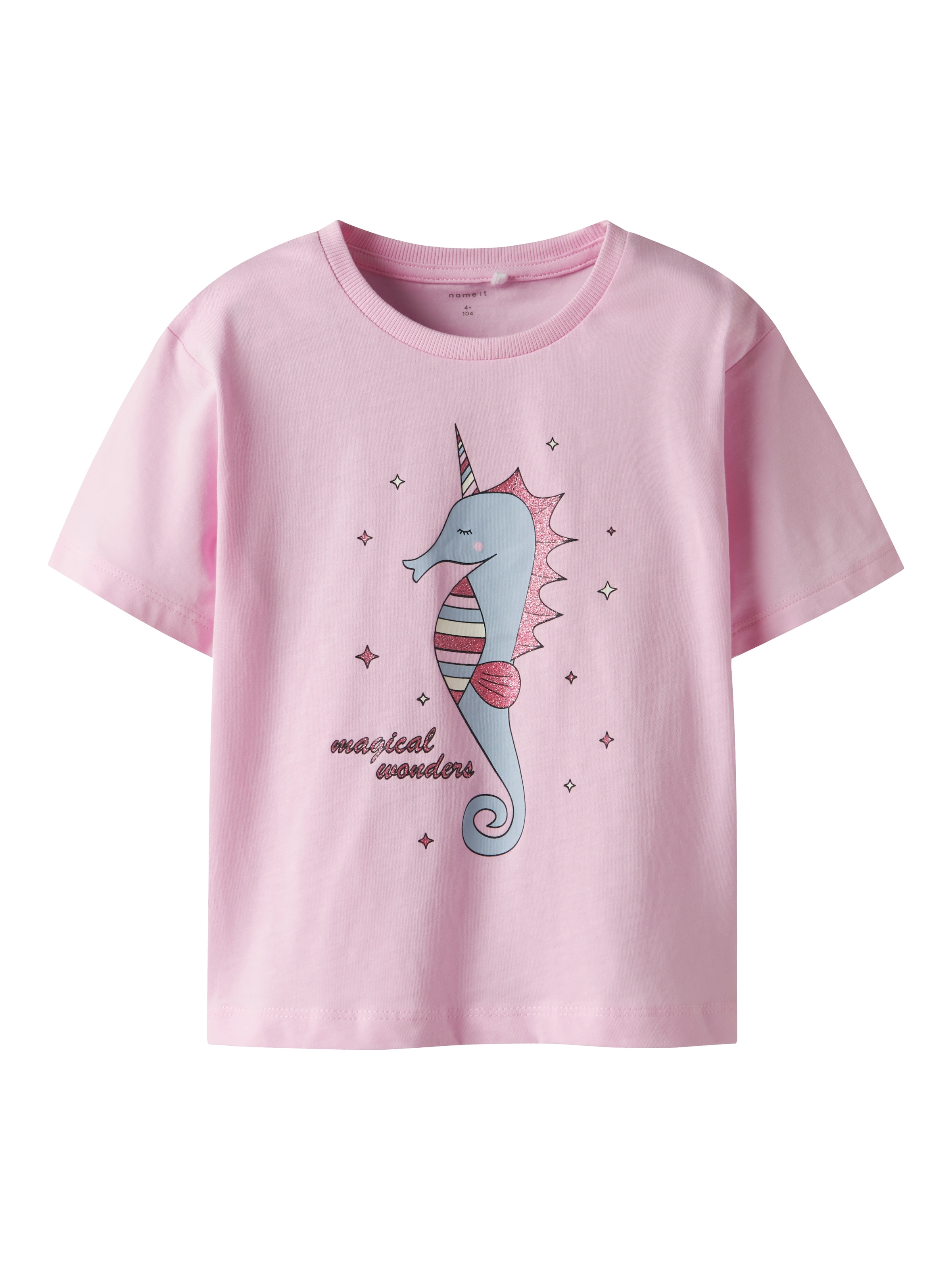 NAME IT Топ 'NMFFrejane' в розово: отпред