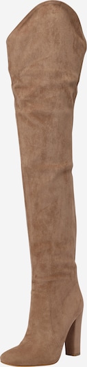 Misspap Overknee laarzen in de kleur Camel, Productweergave