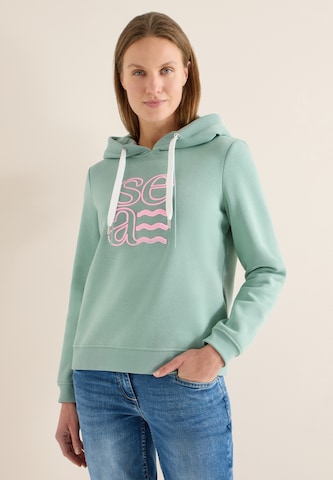 CECIL Sweatshirt in Green: front