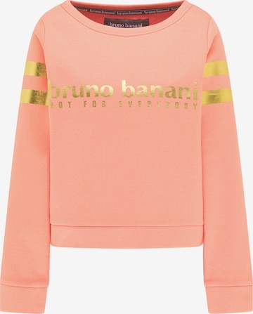 BRUNO BANANI Sweatshirt 'GRIFFIN' in Oranje: voorkant
