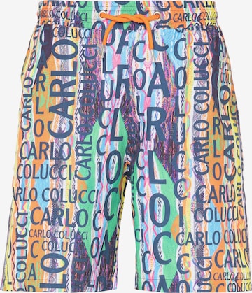 Shorts de bain 'Caproni' Carlo Colucci en mélange de couleurs : devant