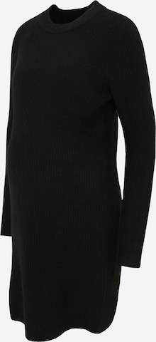 Pieces Maternity Knitted dress 'Ellen' in Black: front