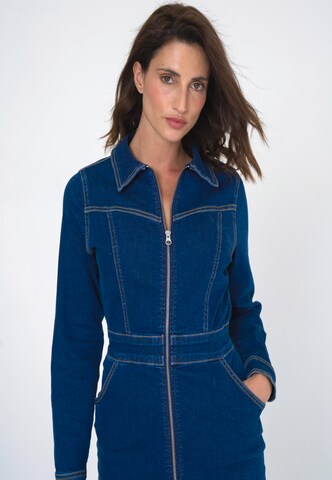 FRESHLIONS Freizeitkleid 'Carla' in Blau