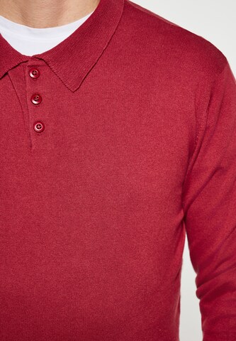 Pull-over boline en rouge