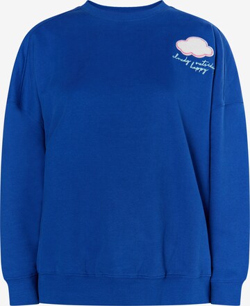 MYMO Sweatshirt 'Keepsudry' in Blue: front