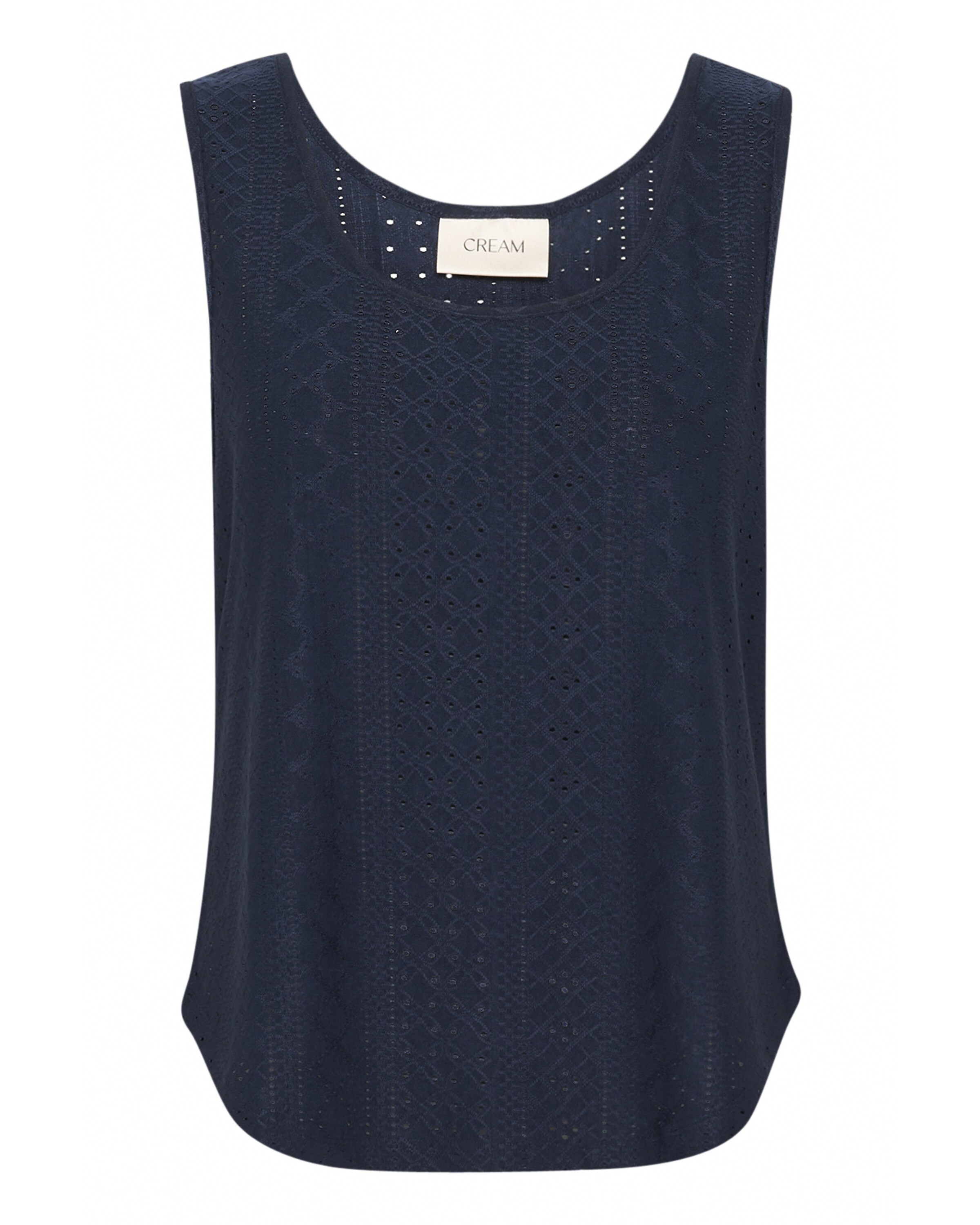 mėlyna Cream Palaidinė be rankovių 'CRMianna': priekis