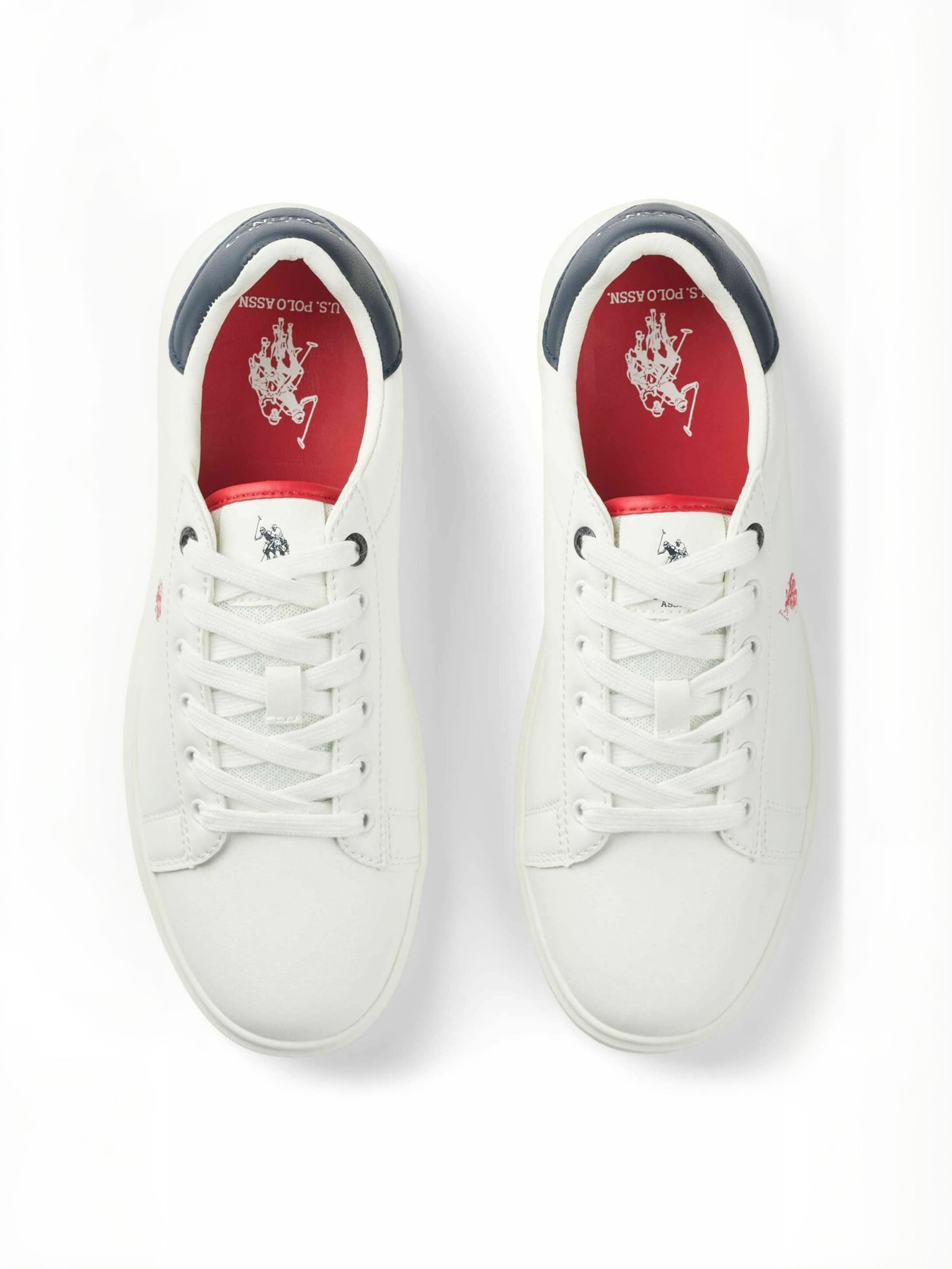 Pantofi cu șireturi ' UMByron ' de la U.S. POLO ASSN. pe alb