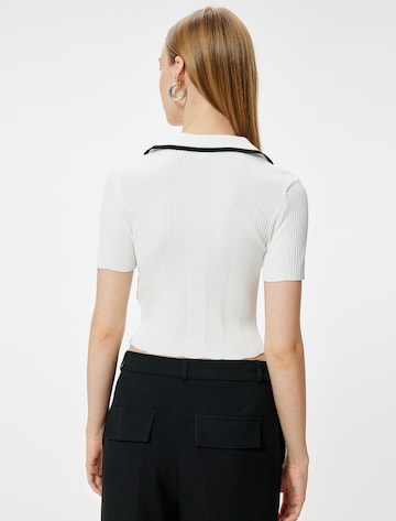 Koton Gebreid vest in Beige