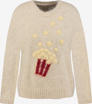 Key Largo Pullover 'POPCORN ' in Beige: Vorderseite
