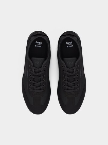 BOSS Ниски маратонки 'Nitan' в черно