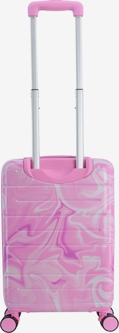 Saxoline Suitcase 'Splash' in Pink
