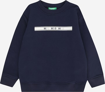 Sweat UNITED COLORS OF BENETTON en bleu : devant