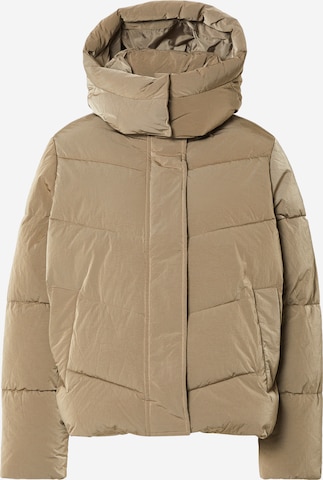 Calvin Klein Zimní bunda – béžová: přední strana