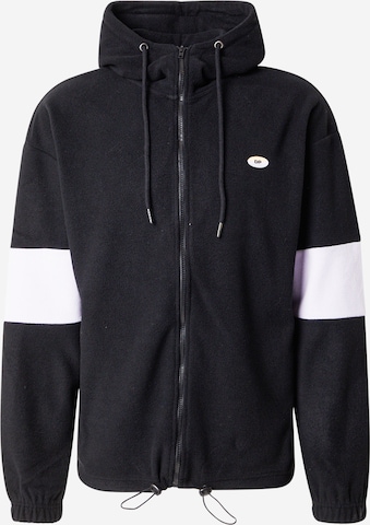 Denim ProjectFlis jakna - crna boja: prednji dio