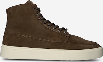 Sneaker alta 'RUBY EERO - ZIPPER' di BLACKSTONE in marrone: frontale