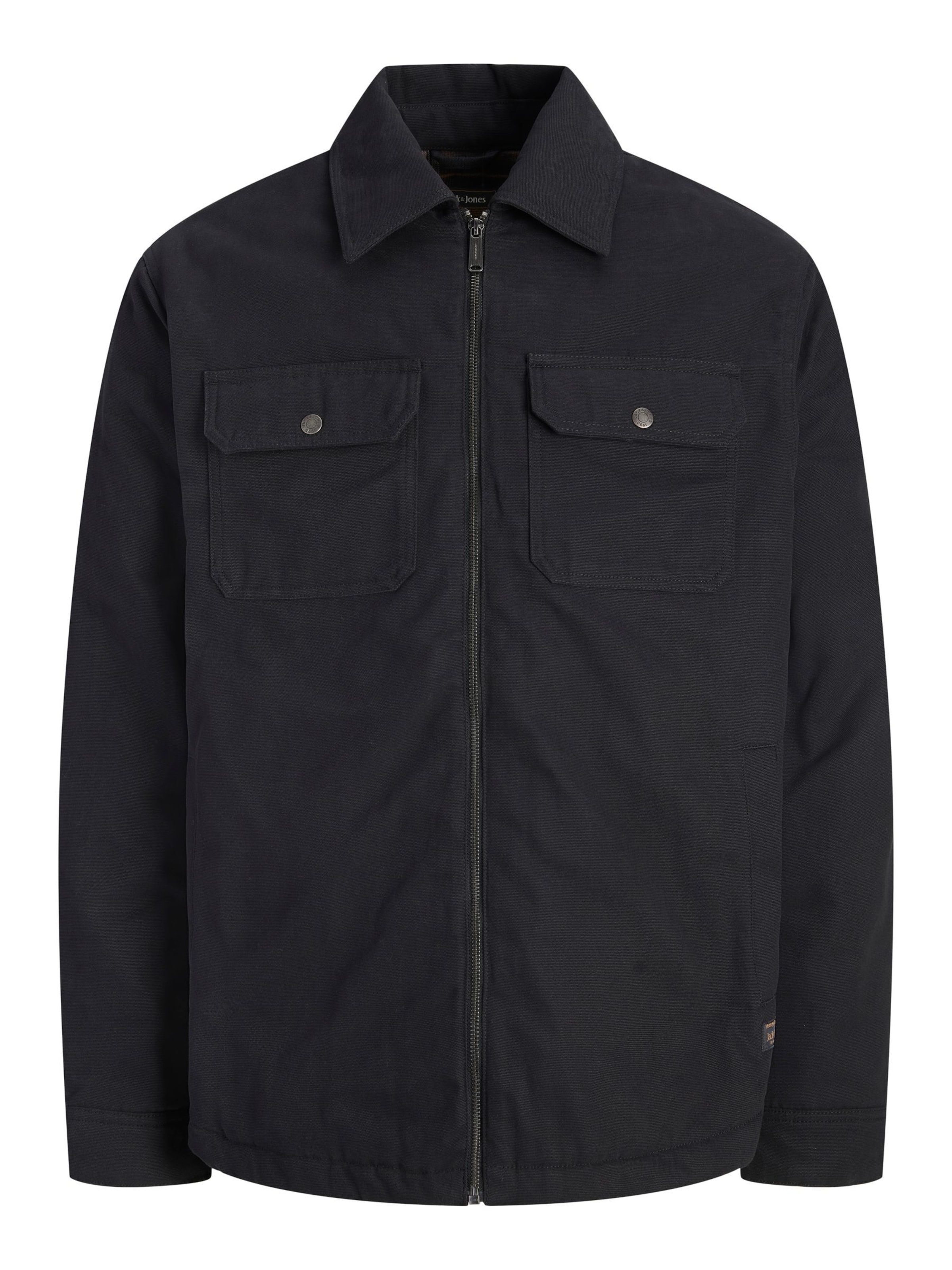 Giacca di mezza stagione di JACK & JONES in nero: frontale
