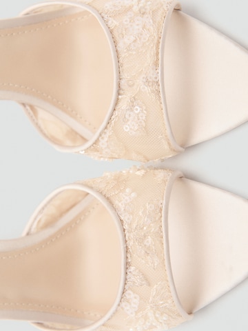 MANGO Sandal 'PEPYR1-A' i beige