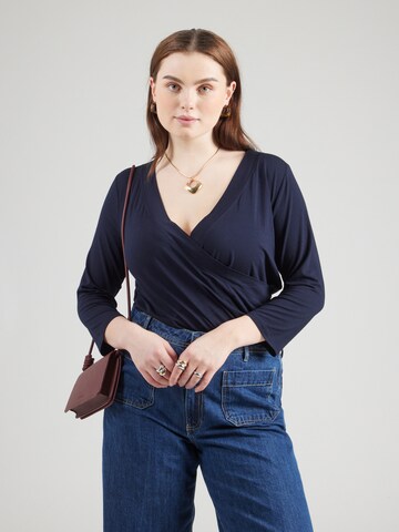 Maglietta 'ALAYJA' di Lauren Ralph Lauren Plus in blu: frontale