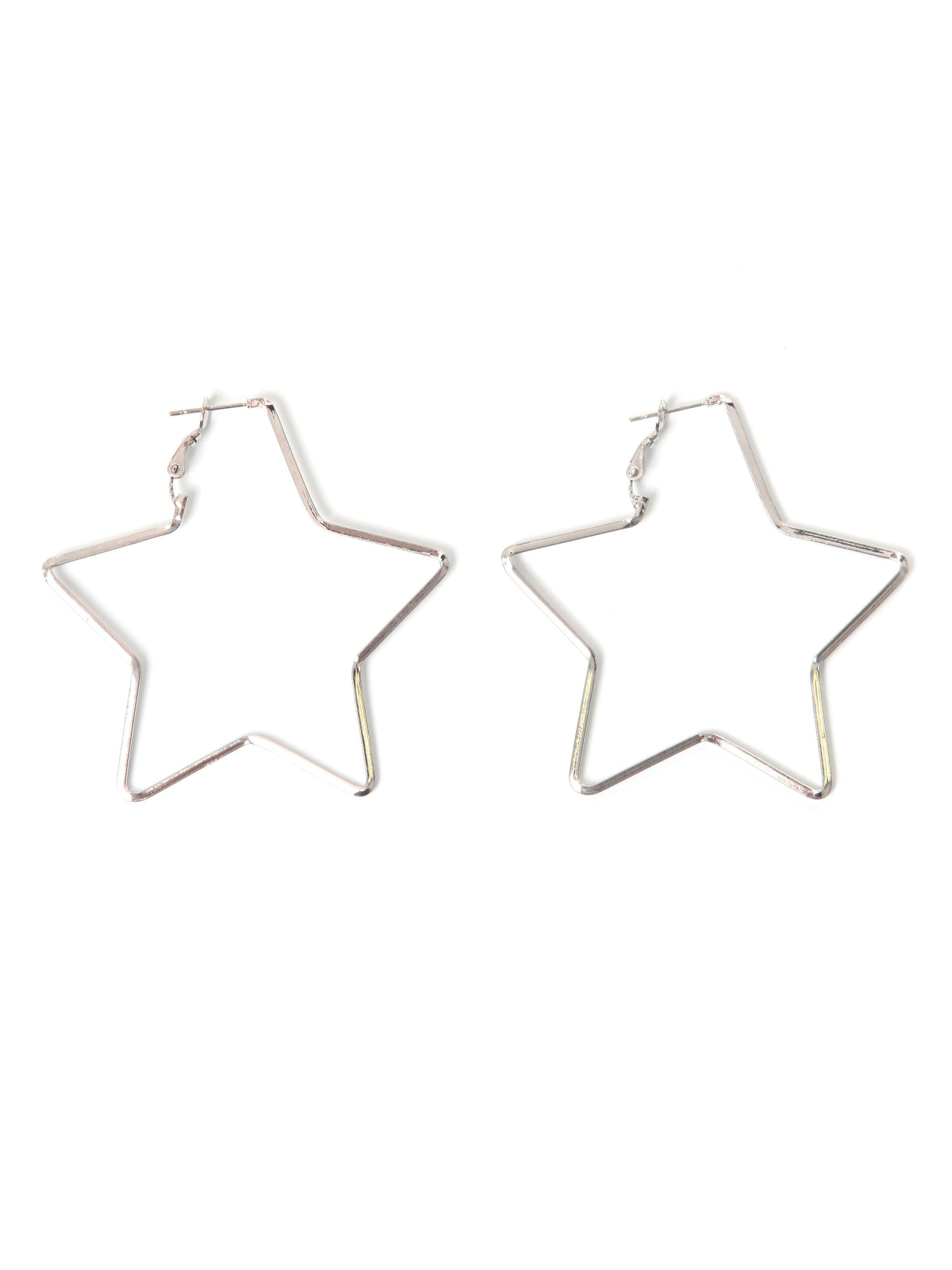 COLLEZIONE ALESSANDRO Earrings 'Stern' in Silver: front