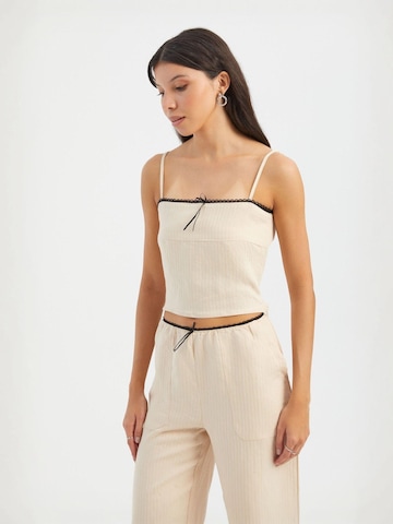 Haut Hiccup en beige