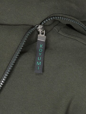 Koyumi Sweatshirt 'Free your Neck' in Green