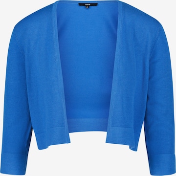 zero Knit Cardigan in Blue: front