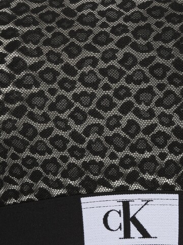 Bustieră Sutien de la Calvin Klein Underwear Plus pe negru