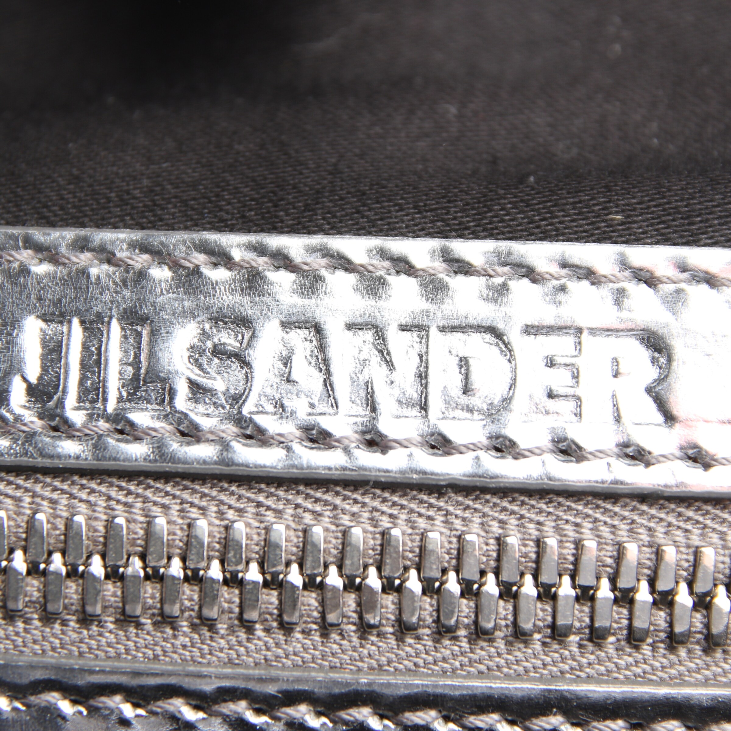 JIL SANDER Schultertasche / Umhängetasche One Size in Silber