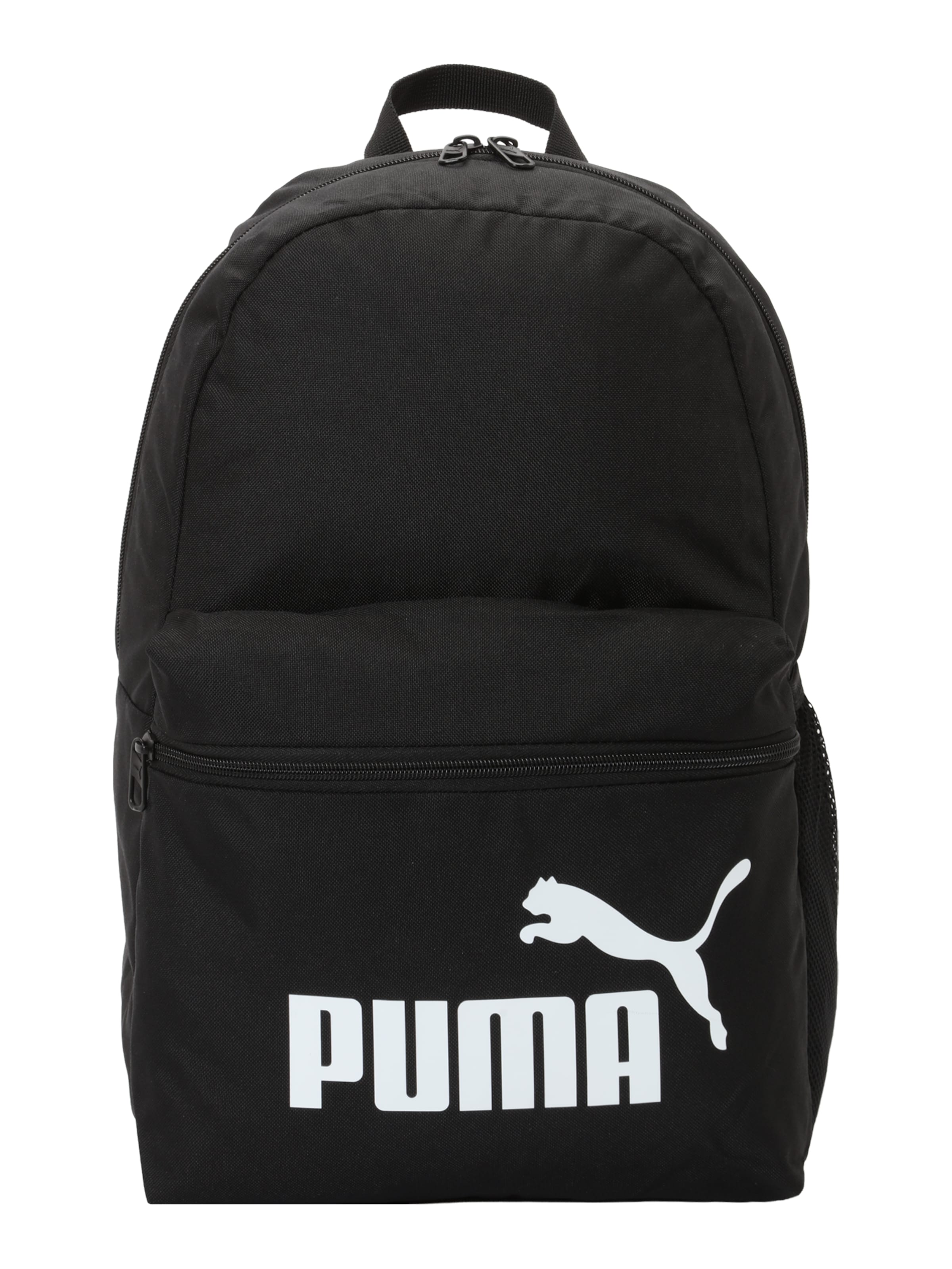 PUMA Rucksack 'Phase' in Schwarz: Vorderseite