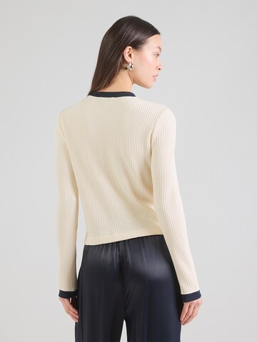 Calvin Klein Jeans Pulóver - bézs: hátul